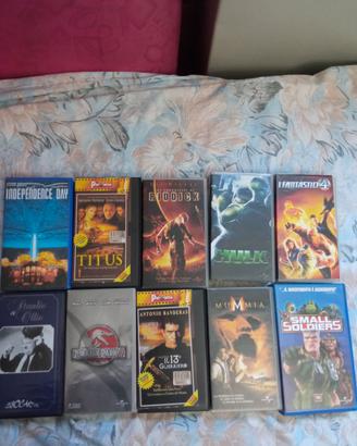 lotto di 9 film vhs