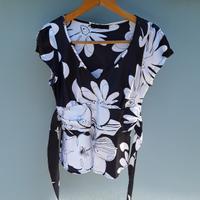 Sandro Ferrone blusa a fiori effetto seta