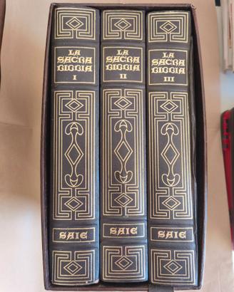 La Sacra Bibbia 3 vol. Saie editrice anno 1995
