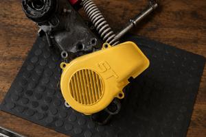 Cover Copri ventola 3D per Booster e Bws Giallo