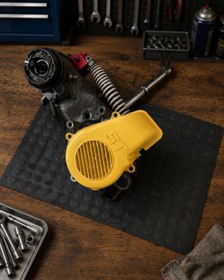 Cover Copri ventola 3D per Booster e Bws Giallo