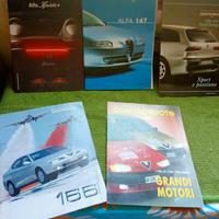 5 brochure Alfa: Spider, 145/146, 147, 156 SW, 166