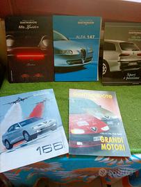 5 brochure Alfa: Spider, 145/146, 147, 156 SW, 166