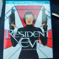 cofanetto resident evil - 5 film blu Ray 