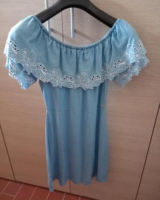 Vestito in jeans leggero