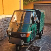 Piaggio ape 50 furgonata verde - perfetta per lavo