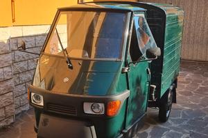 Piaggio ape 50 furgonata verde - perfetta per lavo