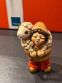 Pastore con pecora presepe Thun