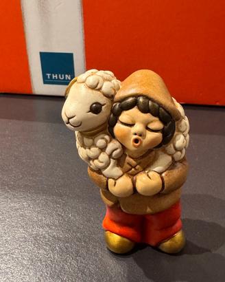Pastore con pecora presepe Thun