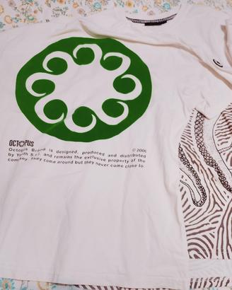 2 maglie octopus originali veste S, ma veste M