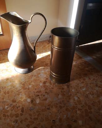 vasi vintage in rame 