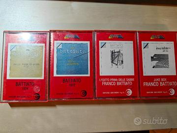 Franco Battiato 4audio cassette collana orizzonte 