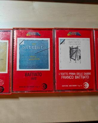 Franco Battiato 4audio cassette collana orizzonte 