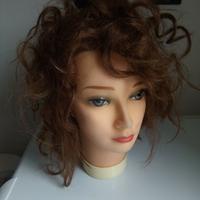 testina capelli veri 