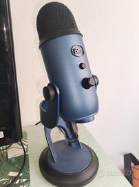 Microfono Blue Yeti USB originale (Blu) – perfetto