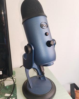 Microfono Blue Yeti USB originale (Blu) – perfetto