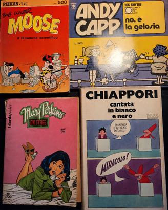 Lotto 4 fumetti:Chiappori,Andy Capp,Mery  P.,ecc