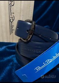 Cintura uomo Renato Balestra blu nuova con scatola