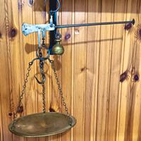 Antica Bilancia Stadera in Ottone