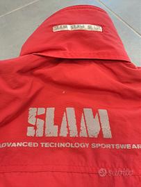 Giacca in pile slam rossa bambino taglia 6 anni