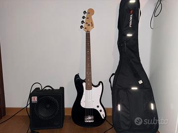 Kit Basso Squier by Fender Bronco completo di tutt