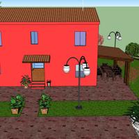 Casa colonica con corte