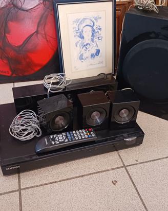IMPIANTO HOME TEATRE Samsung DVD completo