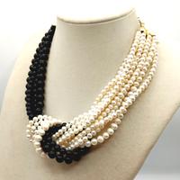 Collana Perle e Onice