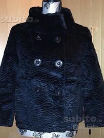 Giacca pelliccia lapin collo volpe