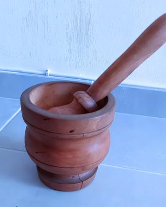 Mortaio in legno