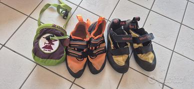 Scarpette per arrampicata