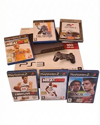 Console Sony PlayStation 3 slim 160Gb + 6 giochi