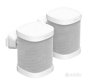 Supporto a parete per Sonos One (coppia) bianco