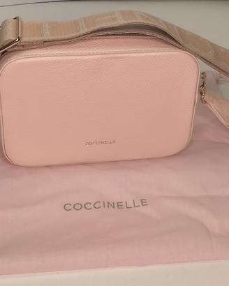 BORSA COCCINELLE TEBE SMALL ROSA CIPRIA TRACOLLA