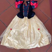 Costume Biancaneve taglia 5/6 anni