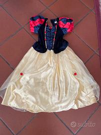 Costume Biancaneve taglia 5/6 anni