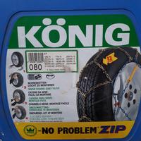 Catene da neve Konig zip misura 80 12MM NO PROB