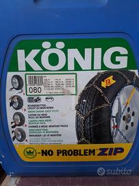 Catene da neve Konig zip misura 80 12MM NO PROB