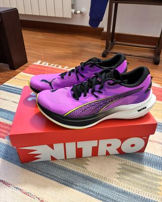 Puma Deviate Nitro 3 n. 43  viola - scarpe run