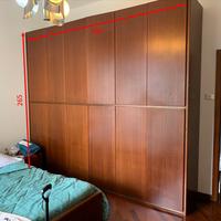 Armadio in legno massello 3metri