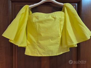 Top bustier di Vicolo giallo