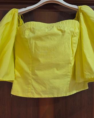 Top bustier di Vicolo giallo