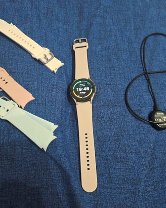 Samsung watch 4 40mm rose gold + cover e