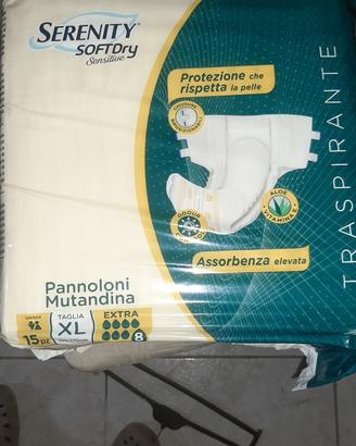 pannoloni mutandina serenity soft dream 