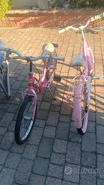 n4 bici da bambina 2 da 16" e 2 da 20" 