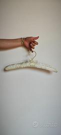 Gruccia imbottita morbida appendiabiti sposa damig