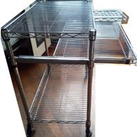 Carrello porta Pc in metallo cromato IRON IKEA