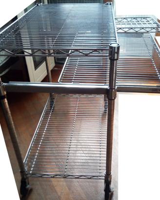 Carrello porta Pc in metallo cromato IRON IKEA