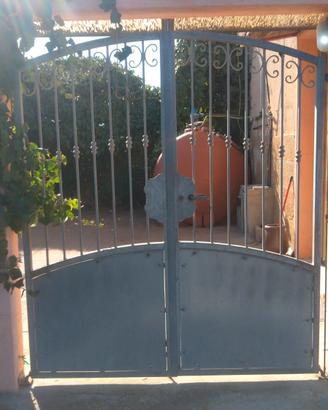 cancello zincato 