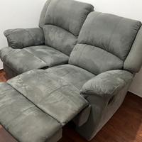 Divano due posti reclinabile